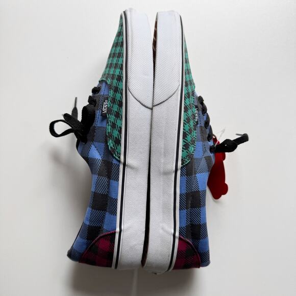 NWT Men's Vans Era Buffalo Plaid Houndstooth Patchwork Sneakers Size 11.5 - Picture 5 of 7